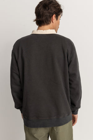 Rhythm Motel Vintage Fleece Crew VIN BLK