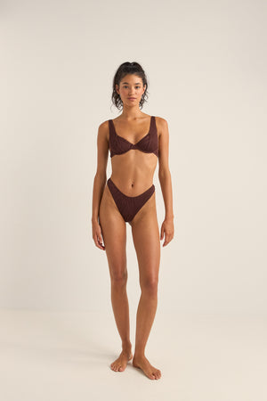 Rhythm Amazon Skimpy Pant Chocolate