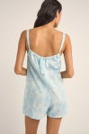 Rhythm Jean Paisley Romper Blue