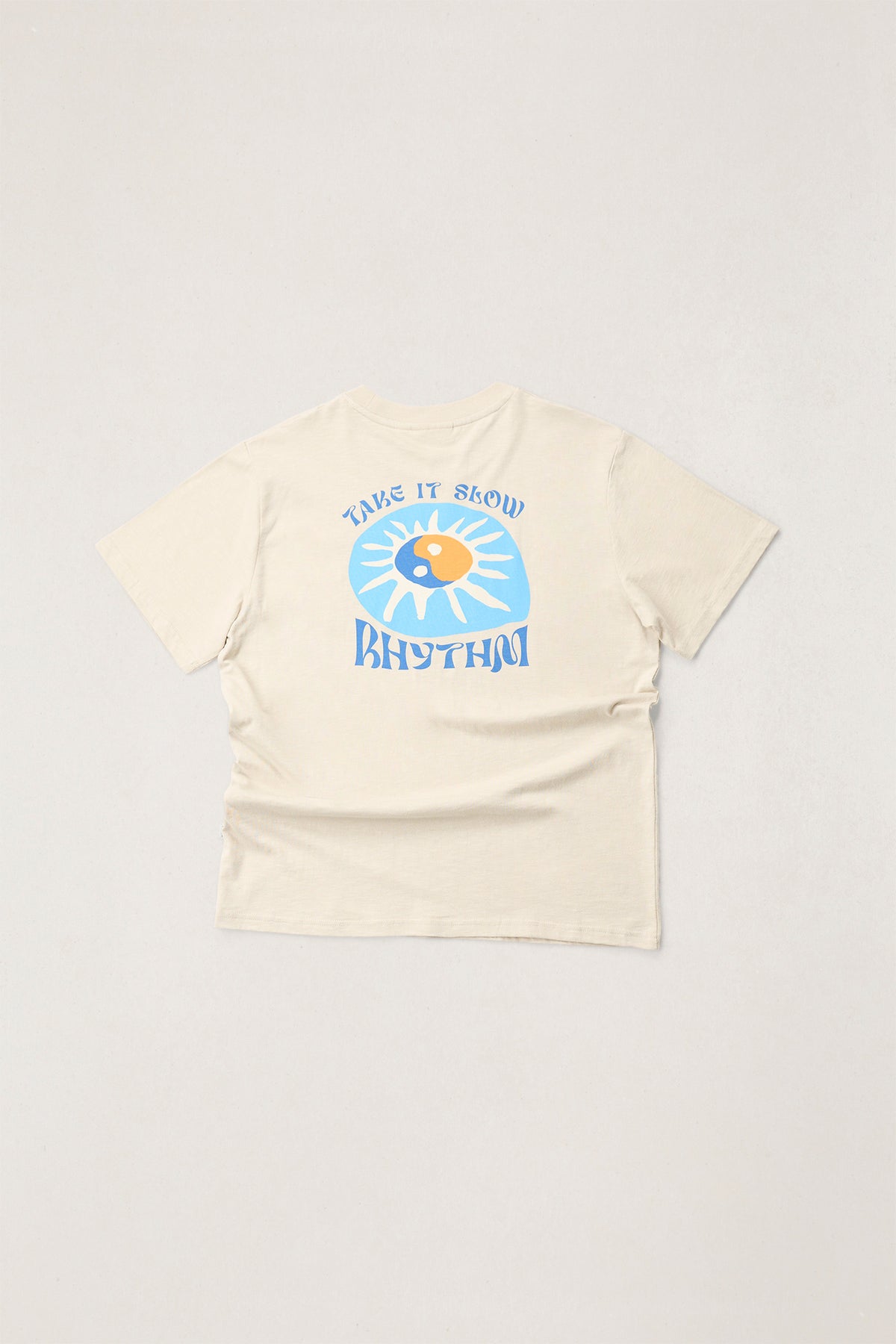 Rhythm Slow Down Slub SS T-Shirt Moon