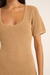 Rhythm Joni Knit Mini Dress Sand