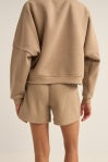 Rhythm Logo Fleece Shorts Taupe