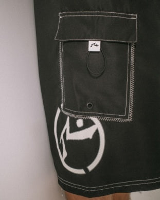 RUSTY HOODUS FIXED WAIST BOARDSHORT