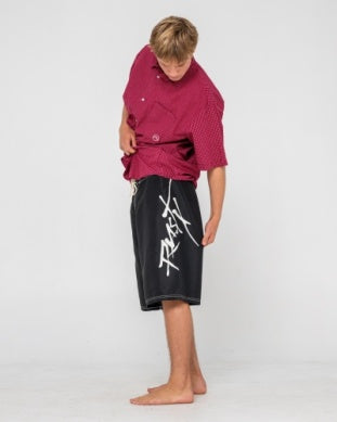 RUSTY HOODUS FIXED WAIST BOARDSHORT