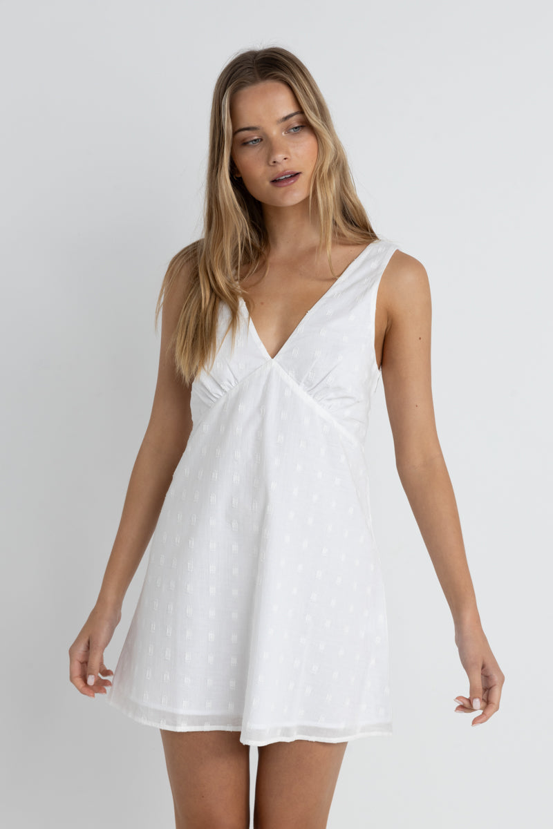 Rhythm Mirage Mini Dress White