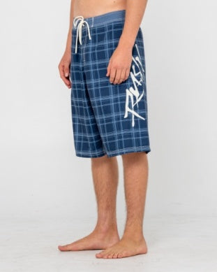 RUSTY HOODUS FIXED WAIST BOARDSHORT NAVY