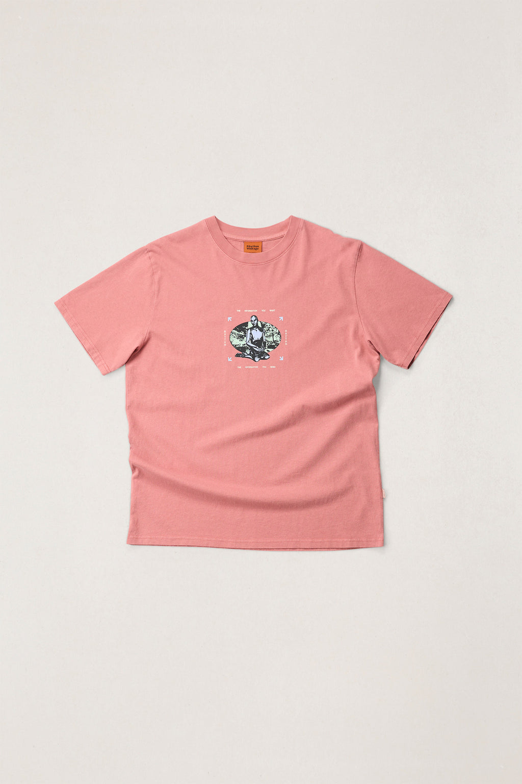Rhythm Nature Boy Vintage SS T-Shirt Dusty Rose