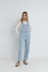Rhythm Cargo Overalls Light Blue