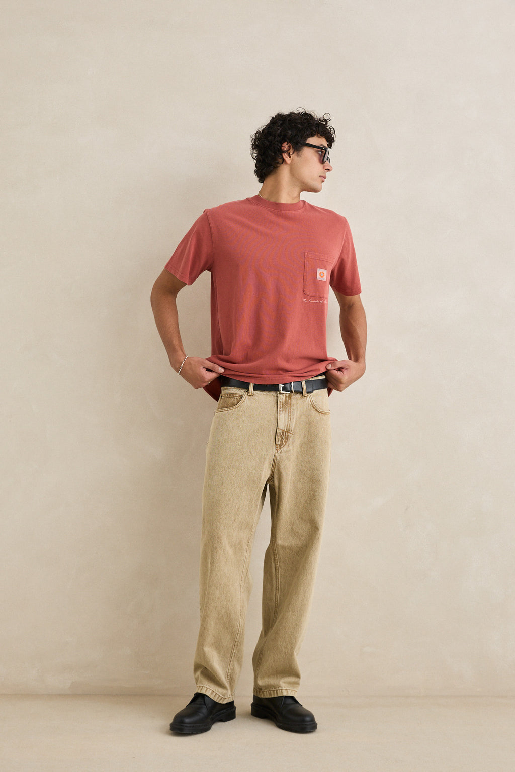 Rhythm Vintage Pocket SS T-Shirt Clay