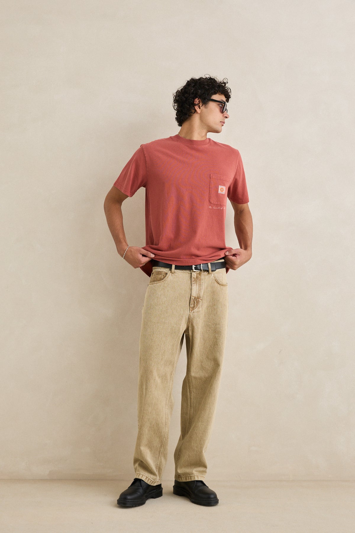 Rhythm Vintage Pocket SS T-Shirt Clay