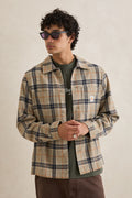 Rhythm Oscar Check Ls Shirt Stone