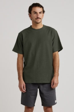 Rhythm Vintage Terry SS T-Shirt Vintage Olive