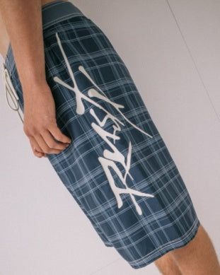 RUSTY HOODUS FIXED WAIST BOARDSHORT NAVY