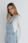 Rhythm Cargo Overalls Light Blue