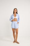 Rhythm Zephyr Stripe Shorts Blue