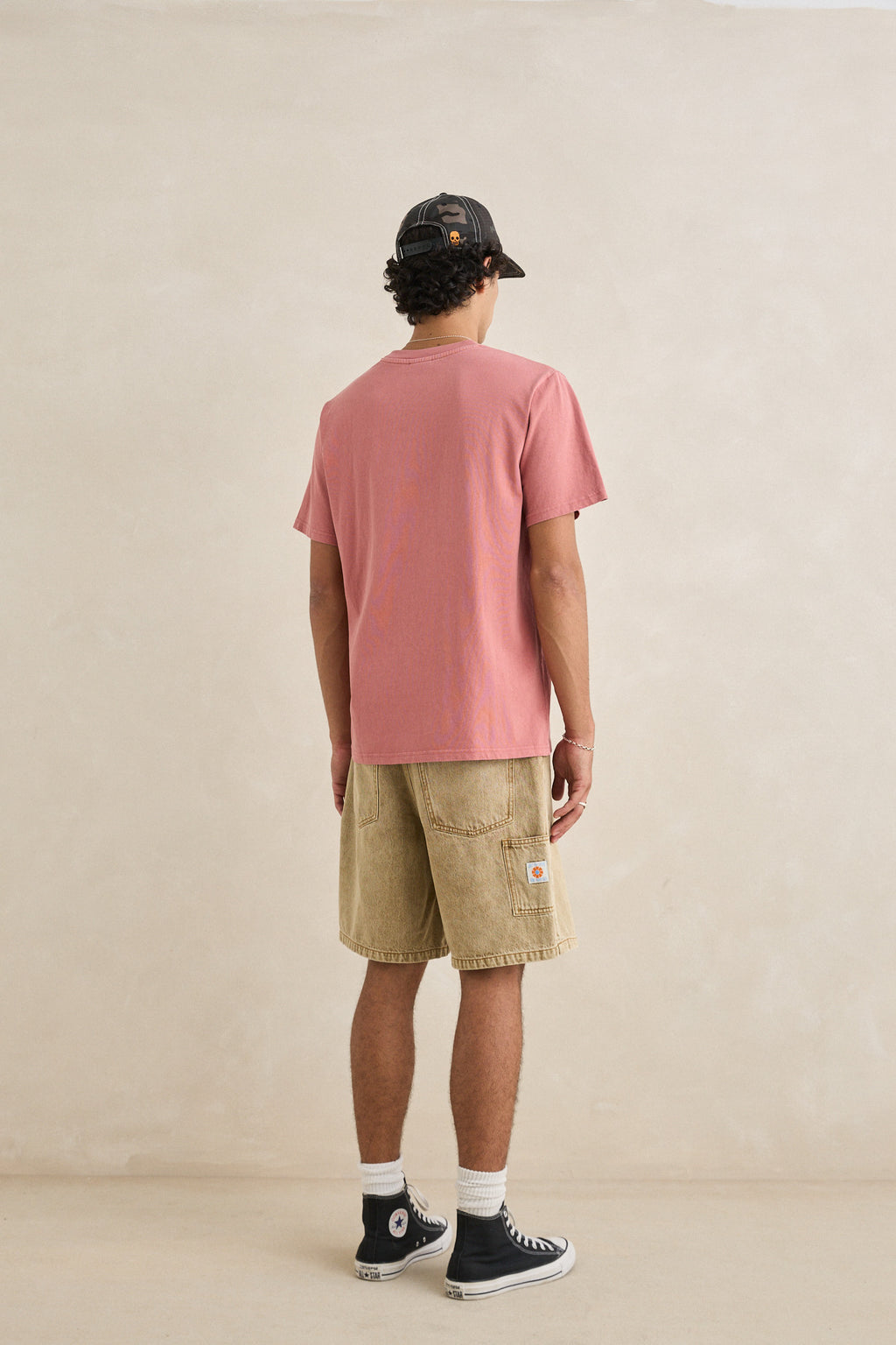 Rhythm Nature Boy Vintage SS T-Shirt Dusty Rose