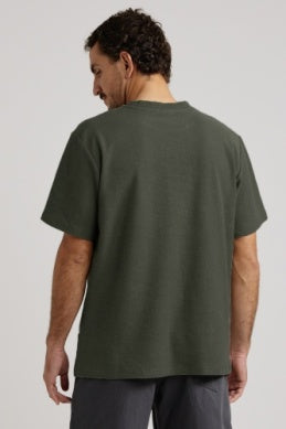 Rhythm Vintage Terry SS T-Shirt Vintage Olive