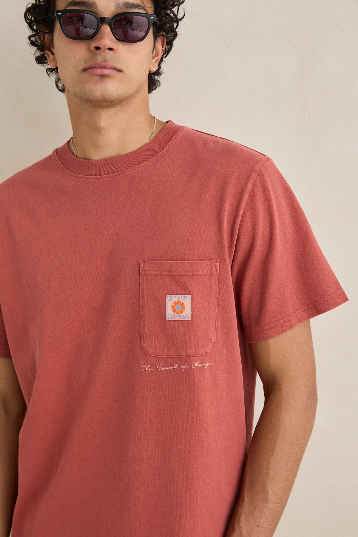 Rhythm Vintage Pocket SS T-Shirt Clay