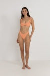 Rhythm Isla Rib Hi Cut Pant Peach