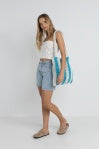 Rhythm Tour Denim Bermuda Short Light Blue