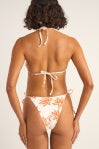 Rhythm Sanctuary Floral Slide Tri Top White