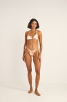 Rhythm Sanctuary Floral Slide Tri Top White