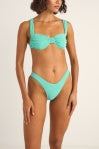 Rhythm Isla Rib Soft Strap Balconette Top Sea Green