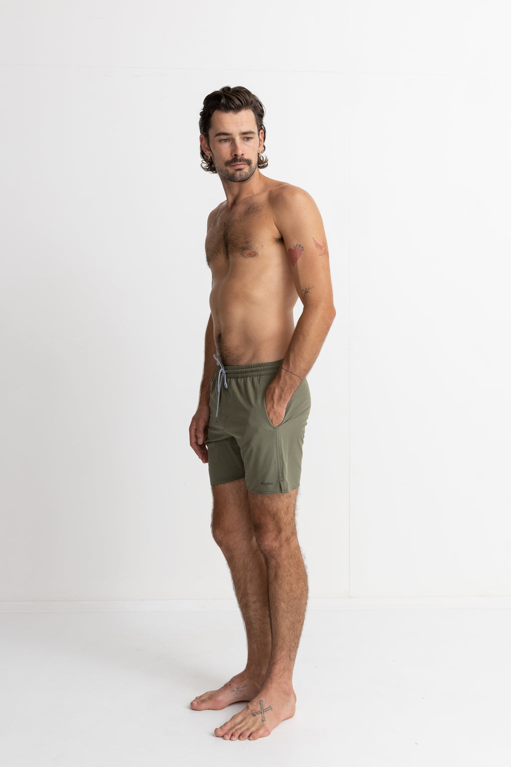 Rhythm Classic Beach Short Olive
