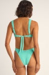 Rhythm Isla Rib Soft Strap Balconette Top Sea Green