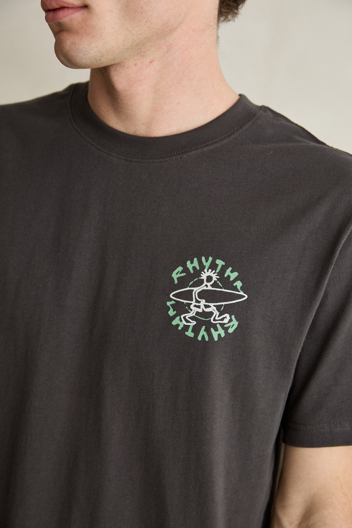 Rhythm Circle Drifter SS T-Shirt Vintage Black