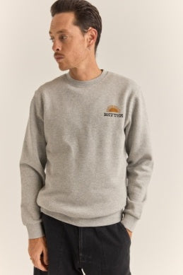 Rhythm Awake Fleece Crew GRY