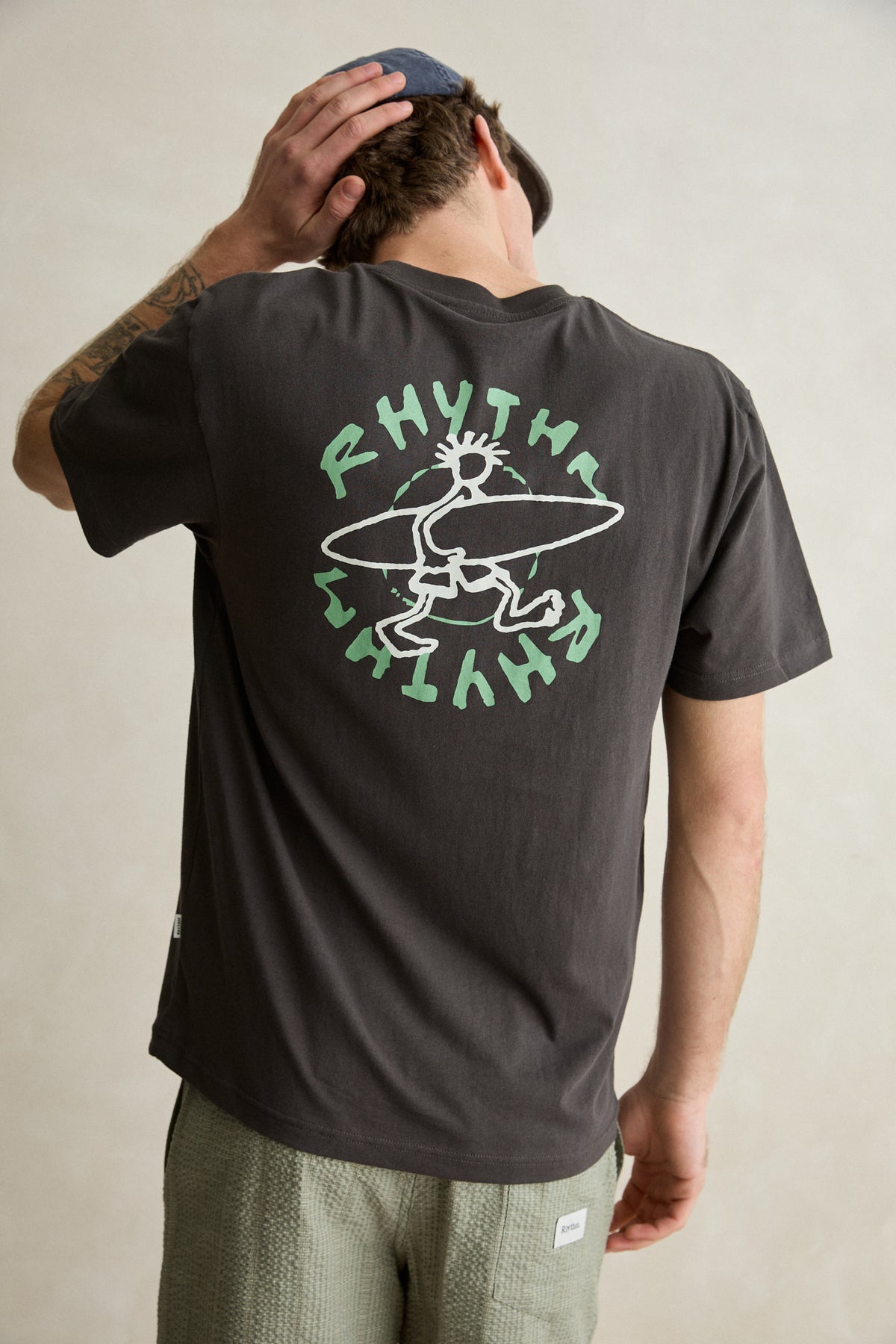 Rhythm Circle Drifter SS T-Shirt Vintage Black