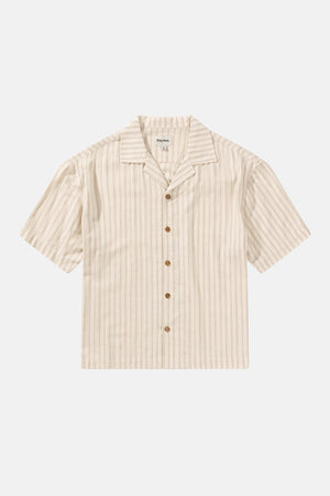 Rhythm Relaxed Stripe SS Shirt NAT