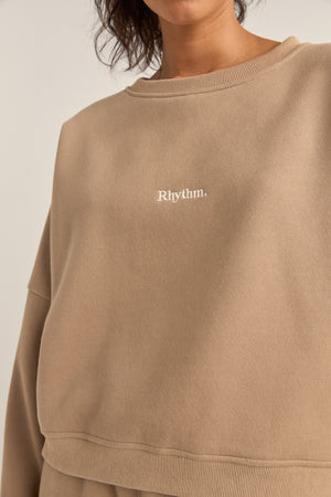 Rhythm Logo Crew Neck Fleece TAU