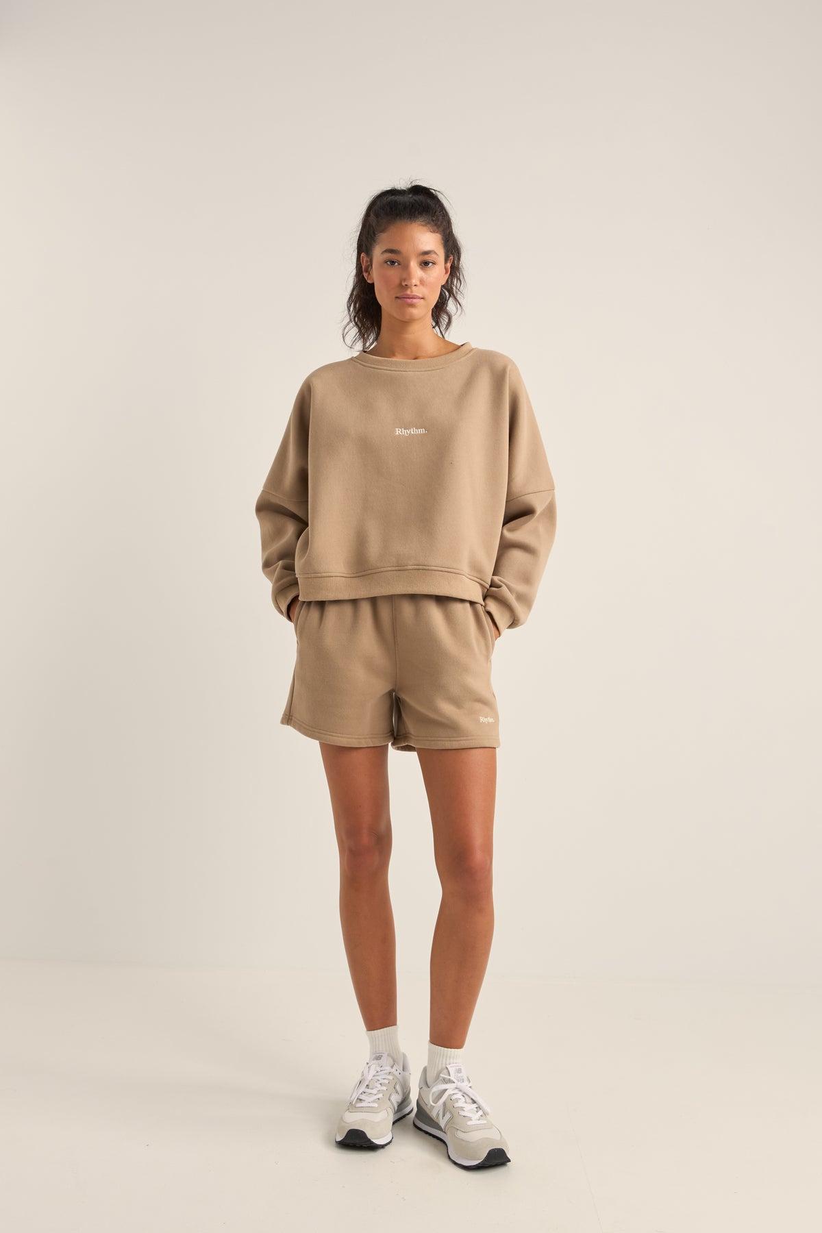 Rhythm Logo Crew Neck Fleece TAU