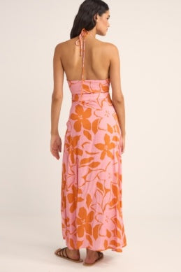 Rhythm Bora Bora Floral Cut Out Maxi Dress SantoLoco Hawaii Rhythm Bora Bora Floral Cut Out Maxi Dress SantoLoco Hawaii