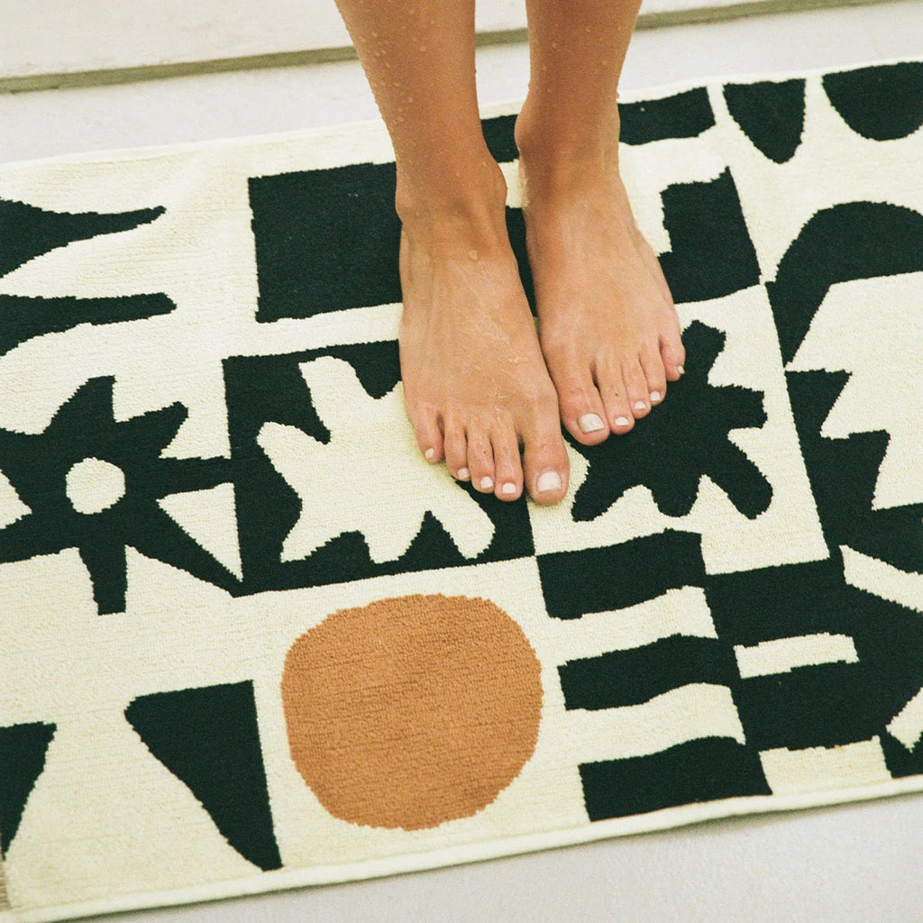 Slowtide Upton Bath Mat Black