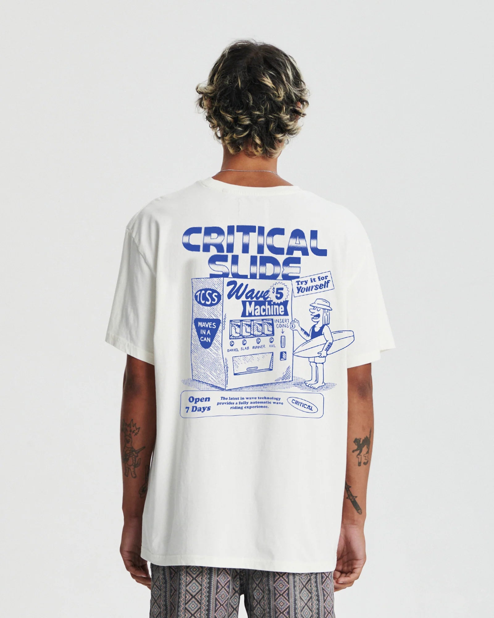 TCSS Wave Machine Tee Vintage White