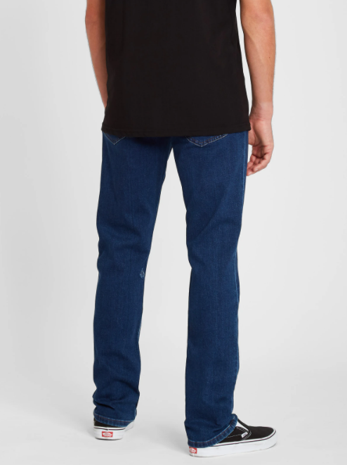 Volcom Vorta Denim Distilled Easy Enzyme Dark Jeans
