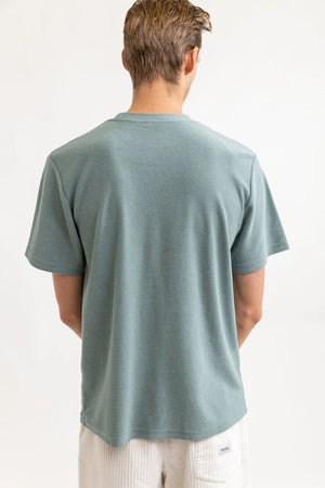 Rhythm Vintage Terry SS T-Shirt Vintage Teal