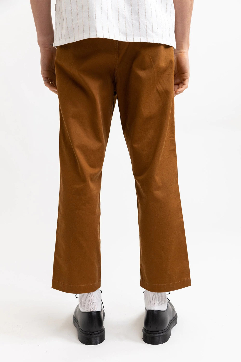 Rhythm Double Pleat Twill Trouser Butterscotch