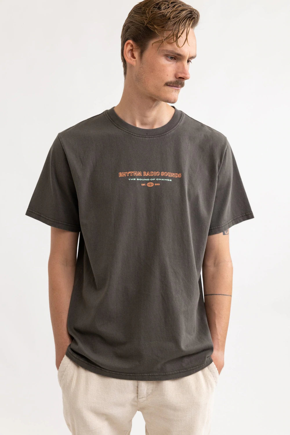Rhythm Transit Vintage SS T-Shirt Vintage Black