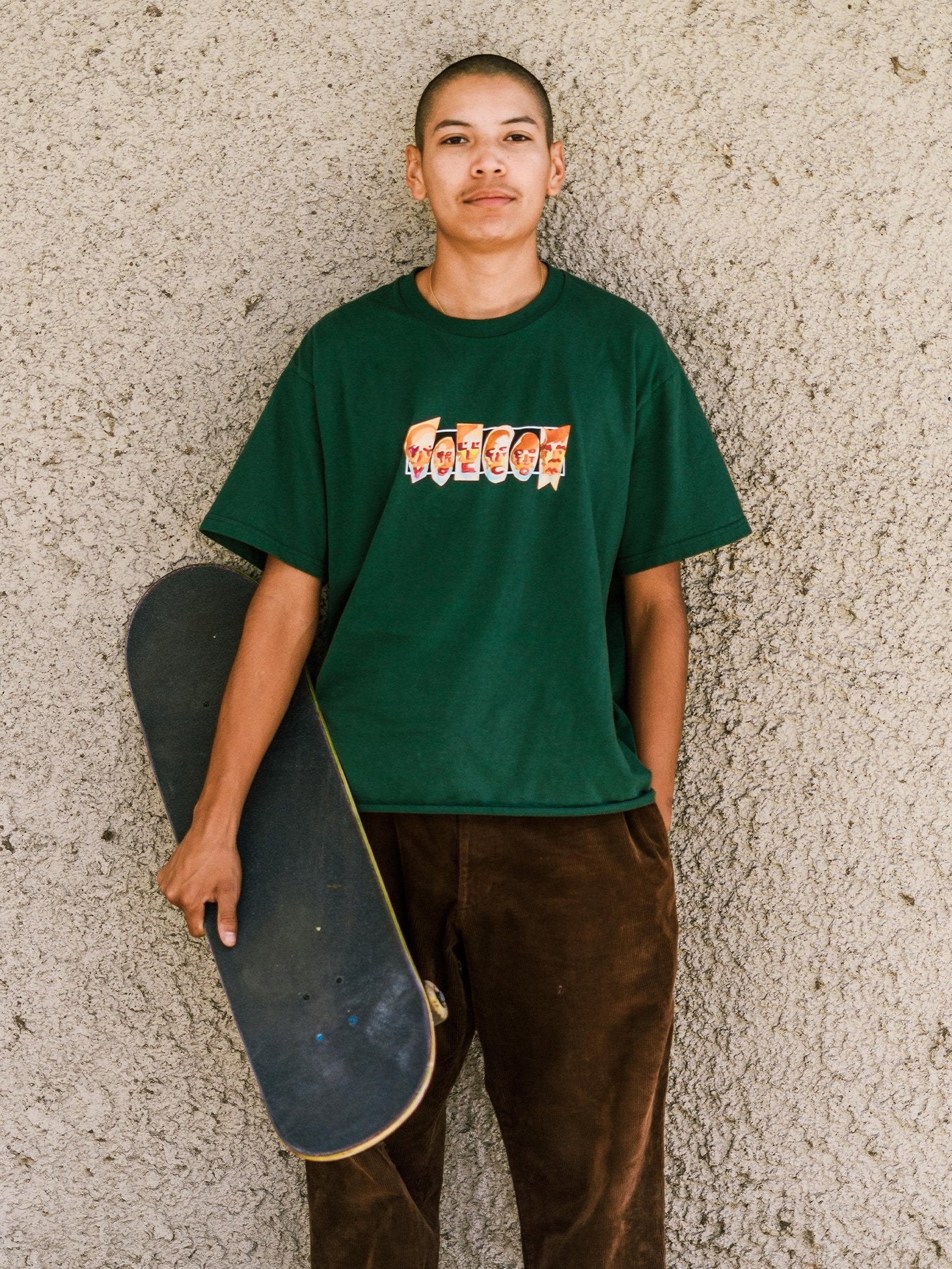 Volcom Louie Lopez Faces T-Shirt Green