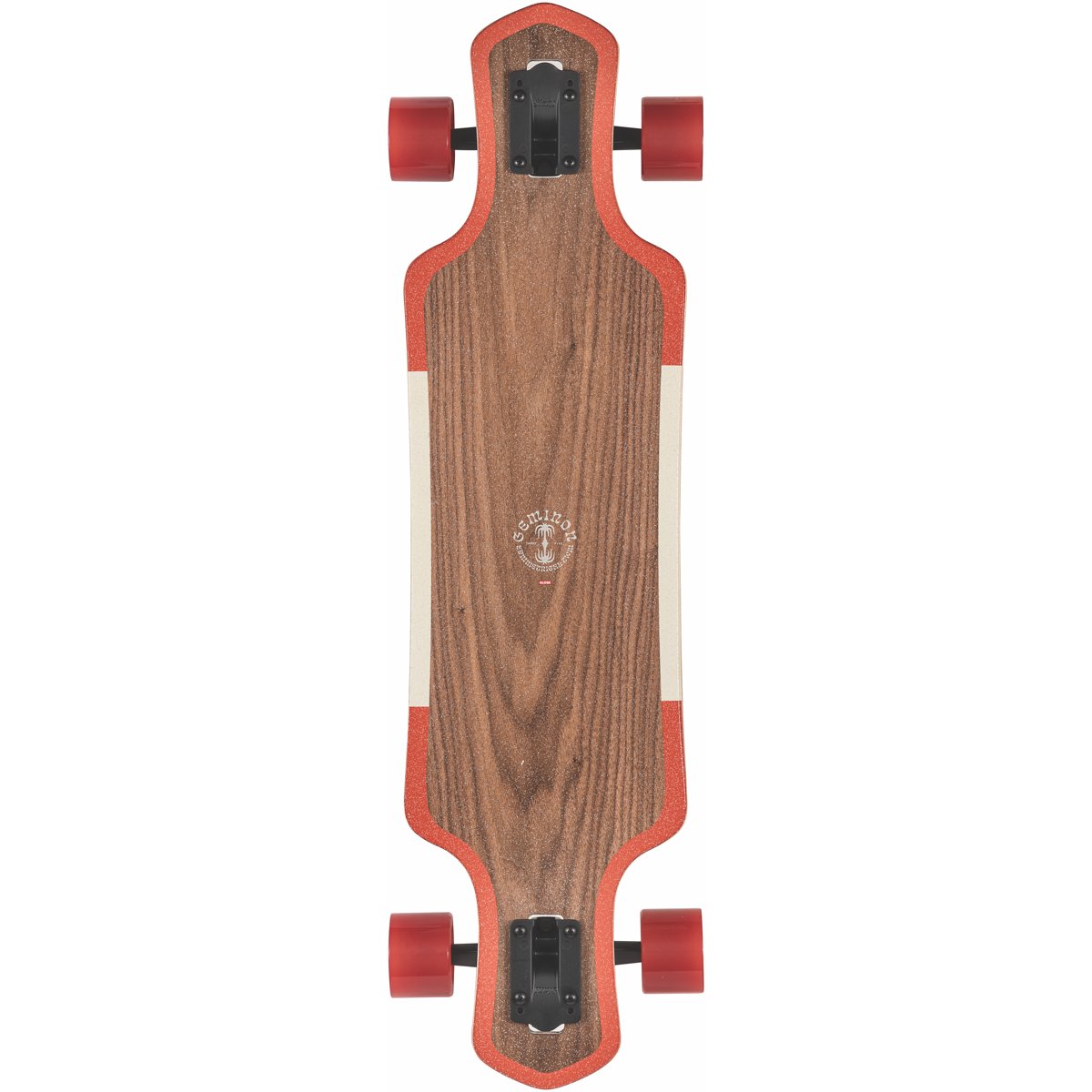Globe Geminon Walnut/Cockatoo 35" Red