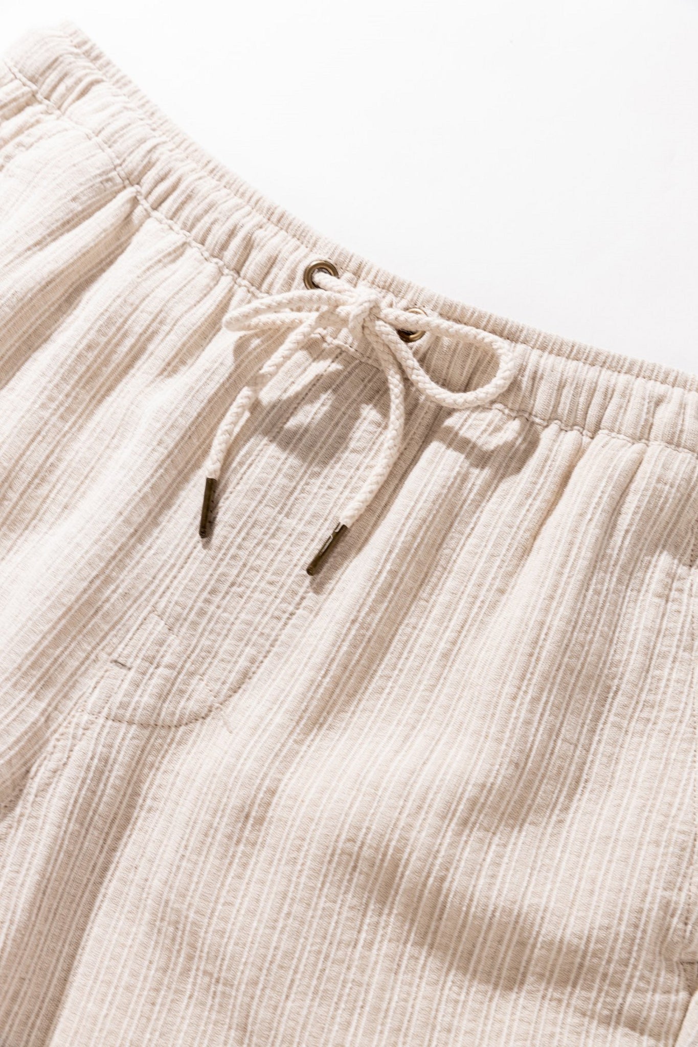 Rhythm Textured Linen Wayfarer Pant Natural