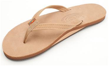 Rainbow Women's Single Layer Premier Leather with Arch Support / Sierra Brown - SantoLoco Hawaii