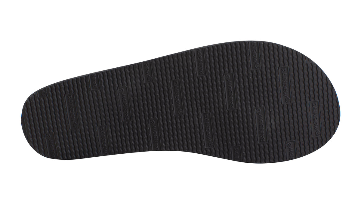 Rainbow Women's Single Layer Premier Leather With Arch Support / Black