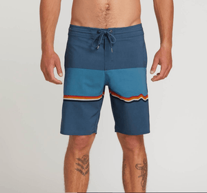 Volcom 3 Quarta Stoney 19" Boardshorts Blue - SantoLoco Hawaii
