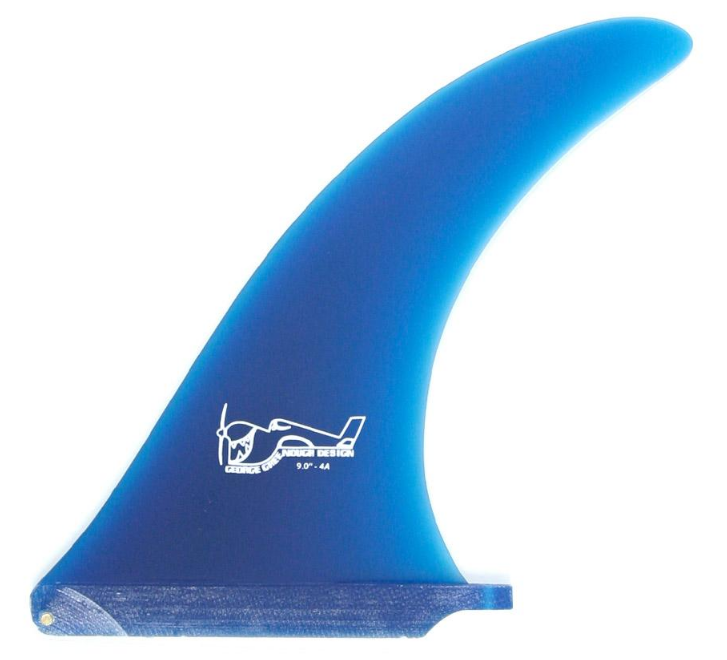 True Ames Greenough 4-A 9.75 Fin Blue
