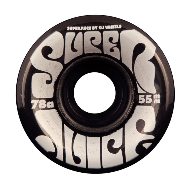 OJ 55mm Mini Super Juice Wheels Black/White